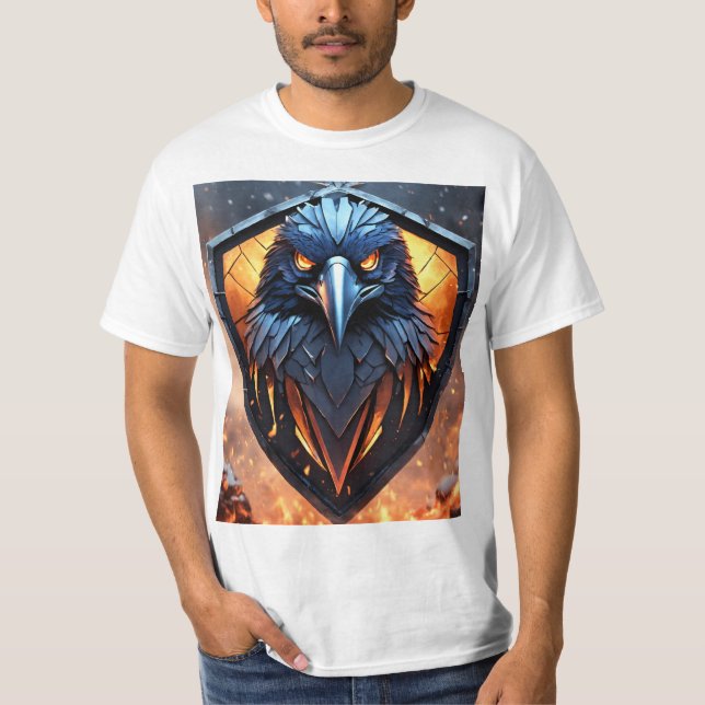 Soar Free: Crystal Eagle Wild Spirit: Unleashed T-Shirt (Front)
