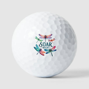 Soar High - Artistic Dragonfly Golf Balls