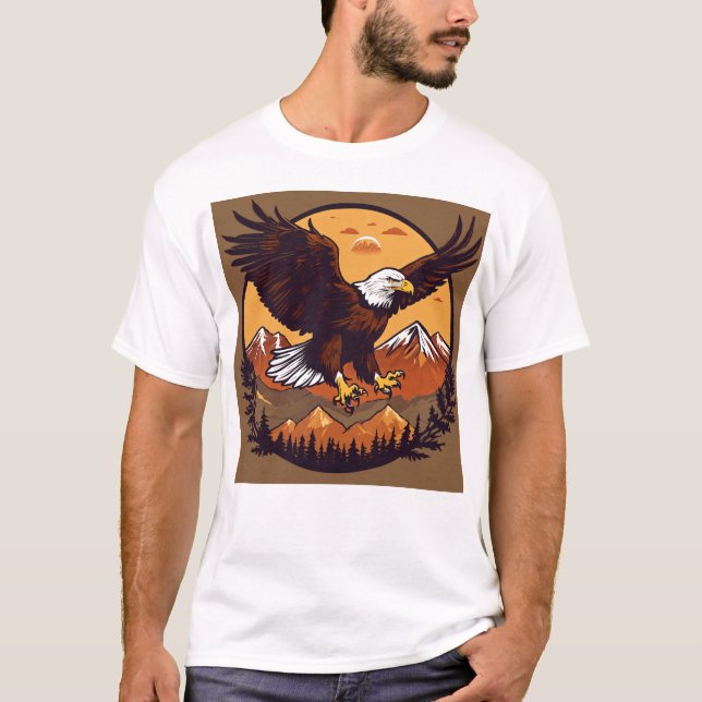 "Soar High: Embrace Your Inner Eagle" T-Shirt (Front)
