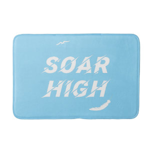 Soar High Self Motivation Love Positive Affirm Bath Mat
