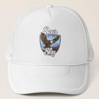 Soar into the Sky logo Trucker Hat