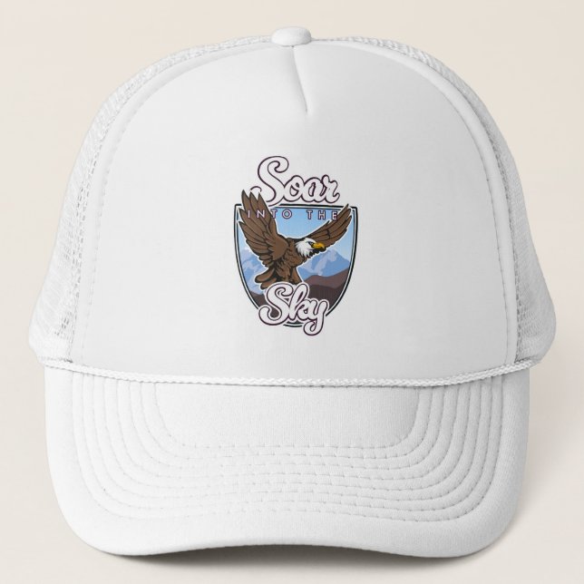 Soar into the Sky logo Trucker Hat (Front)
