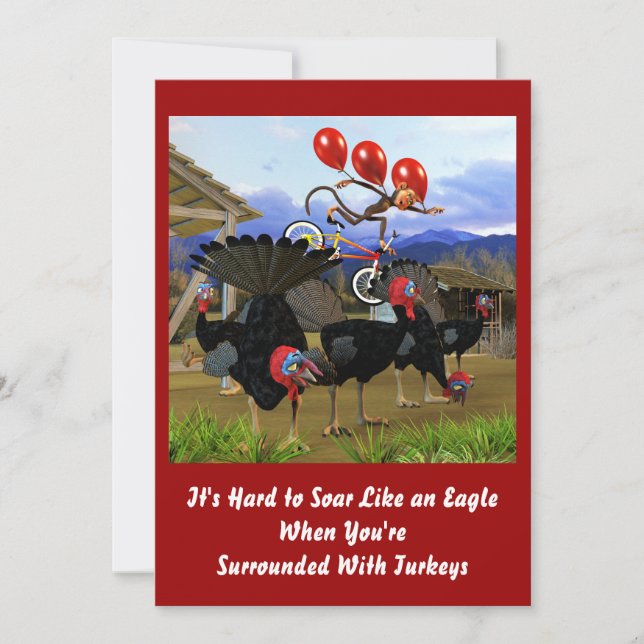 Soar Like an Eagle Birthday Invite (Front)