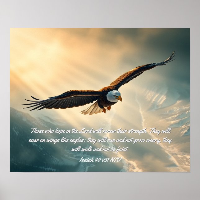 Soar on wings like eagles |  poster (Front)