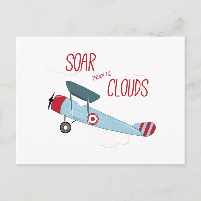Soar Plane Postcard (Front)