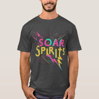 Soar Spirits | Bold & Energetic Lightning Graphic T-Shirt