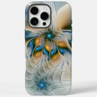 Soaring, Abstract Fantasy Fractal Art With Blue