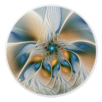 Soaring, Abstract Fantasy Fractal Art With Blue