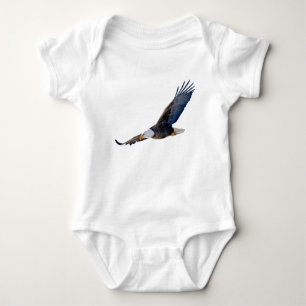 Soaring Bald Eagle Baby Bodysuit