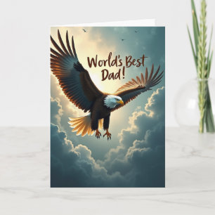 Soaring Best Dad Tribute Card