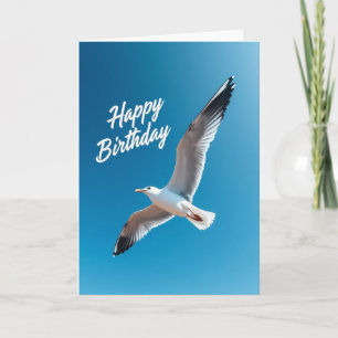 Soaring Bird Birthday Card