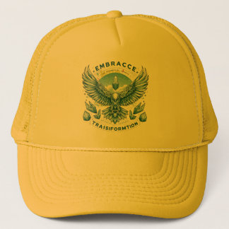 Soaring Crystal Eagle – Symbol of Transformation Trucker Hat