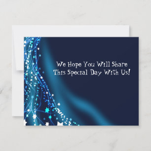 Soaring Dove Bat Bar Mitzvah Invitation reply card