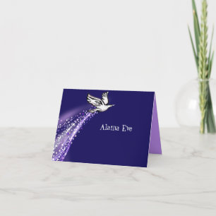 Soaring Dove Bat Bar Mitzvah Invitation Thank you