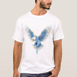 Soaring Eagle - Detailed Digital Illustration T-Shirt