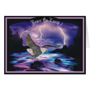 Soaring Eagle Spreading Peace On Earth