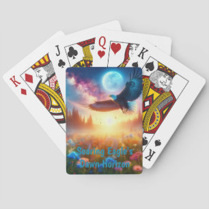Soaring Eagle's Dawn Horizon Playing Cards