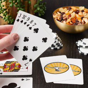 Soaring Falcon Bold Bird of Prey Playing Cards