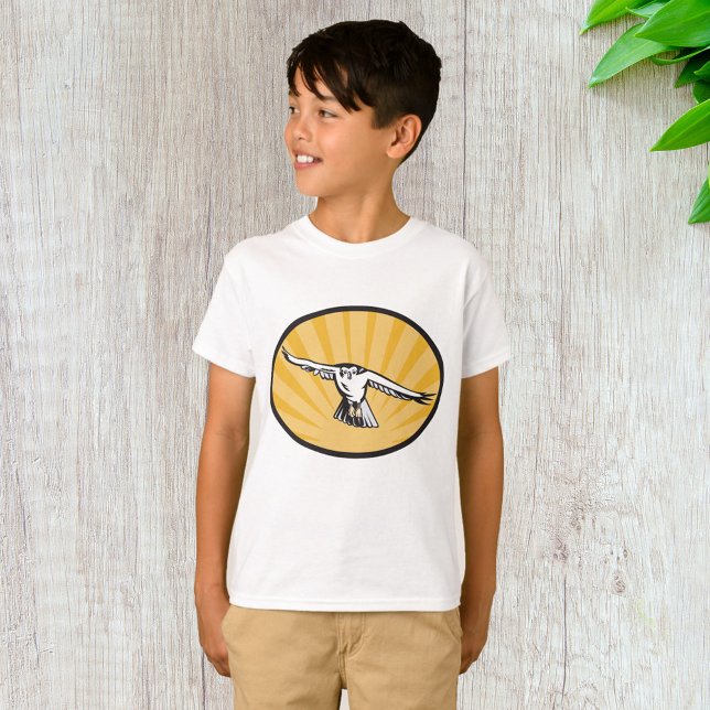Soaring Falcon Bold Bird of Prey T-Shirt (Creator Uploaded)