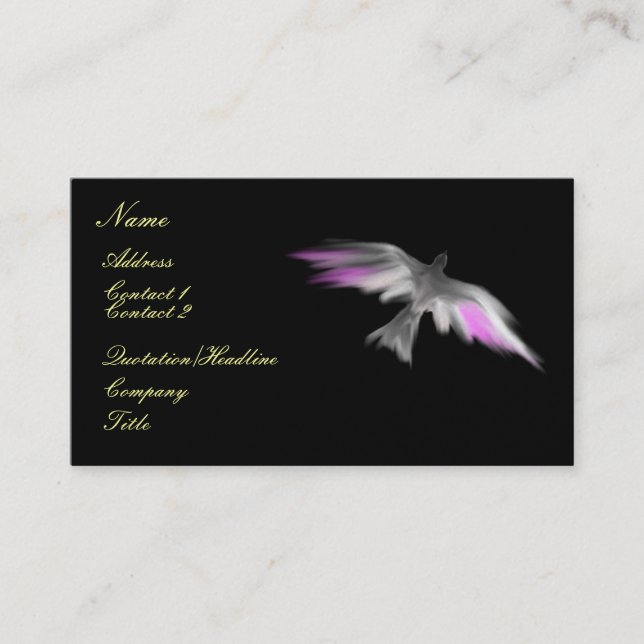 Soaring Falcon ~ Business Card (Customise) (Front)