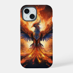 Soaring Flames: Epic Eagle on Fire Phone Case