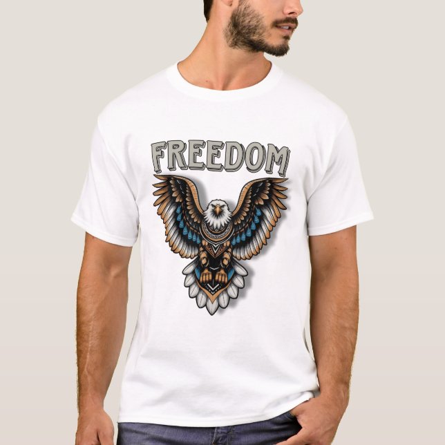 Soaring Freedom – A Symbol of Strength and Indepen T-Shirt (Front)