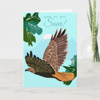 Soaring Hawk Celebration Card