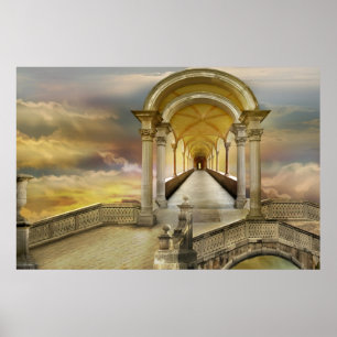 Soaring in heavens poster