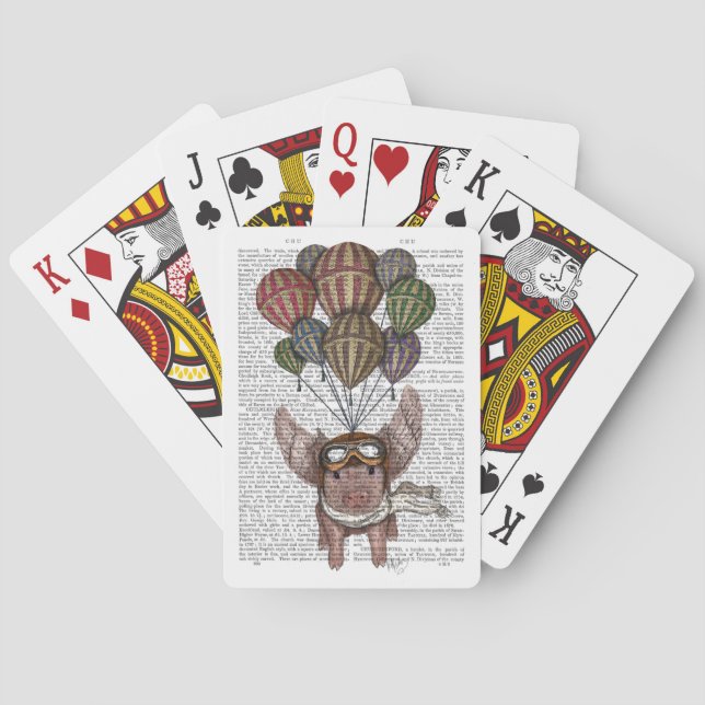 Soaring Pig Playing Cards (Back)