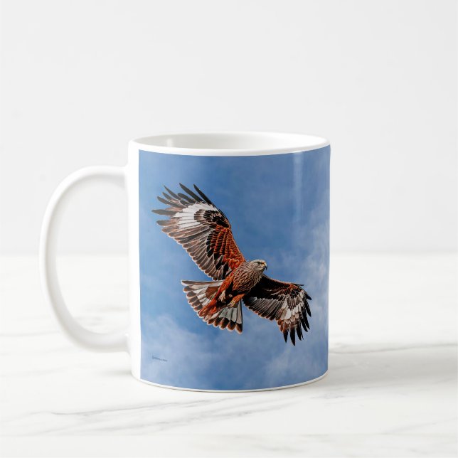 Soaring Red Kite Coffee Mug (Left)