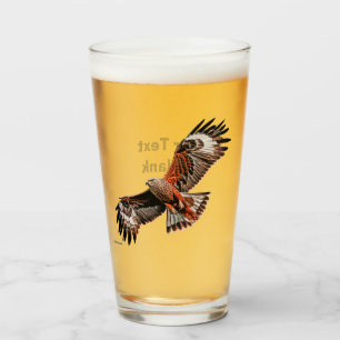 Soaring Red Kite Glass