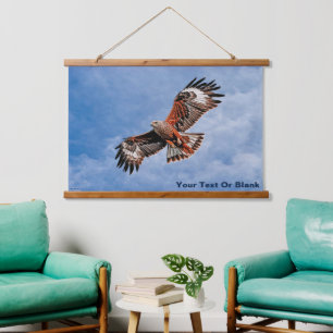 Soaring Red Kite Hanging Tapestry