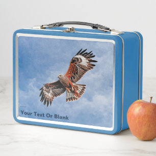 Soaring Red Kite Metal Lunch Box