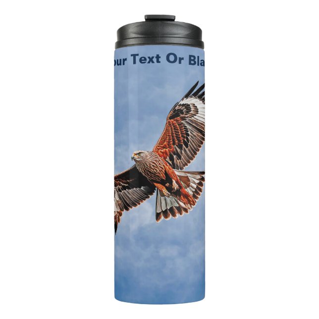 Soaring Red Kite Thermal Tumbler (Front)