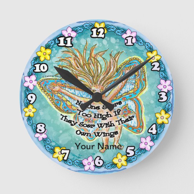 Soaring Round Clock (Front)