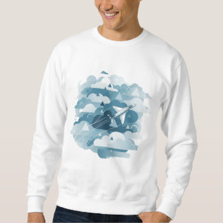 Soaring Serenity – Aviation & Aeroplane Enthusiast Sweatshirt