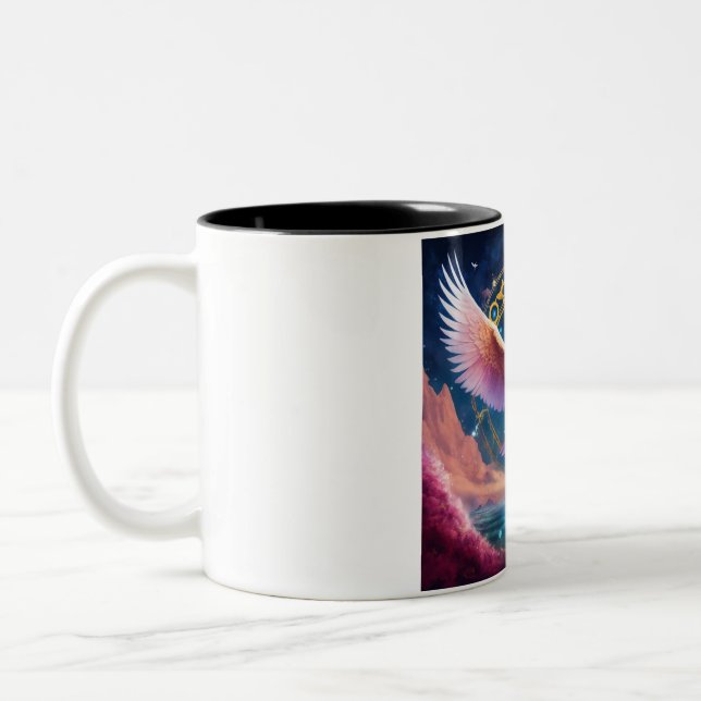 soaring sips: Majestic Eagle Coffee Cup (Left)