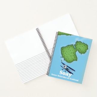 Soay Inner Hebrides of Scotland map Notebook