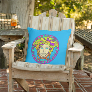 SoBe Miami Medusa Patio Pillow