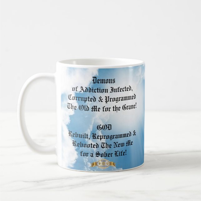 Sober Champions Coffee Mug (Left)
