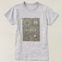 Sober Etched detailed poster graphic