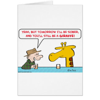 sober giraffe