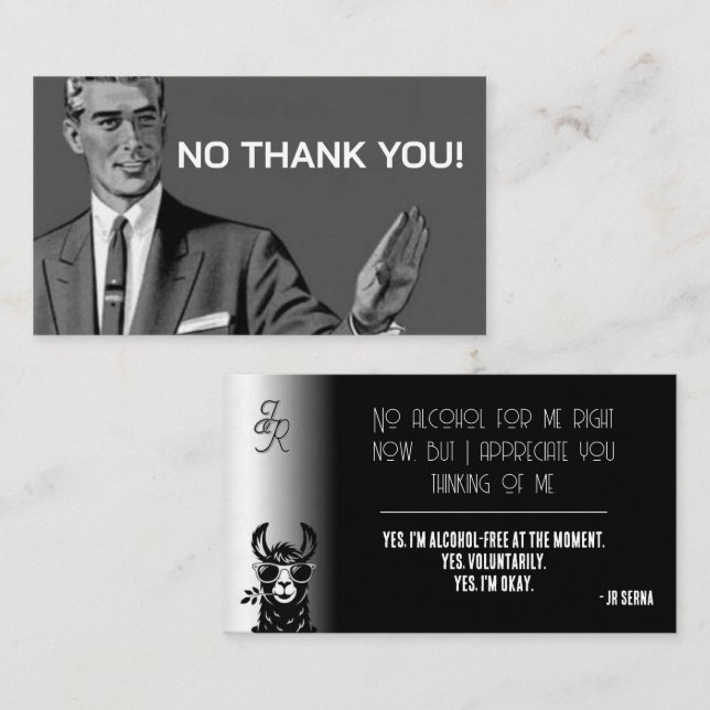 Sober Life Business Card (Front/Back)