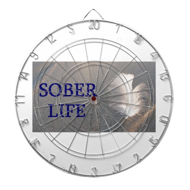 Sober life Feather Dartboard (Front)