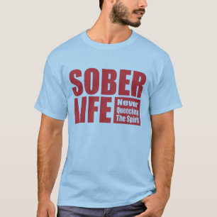Sober Life- Red T-Shirt