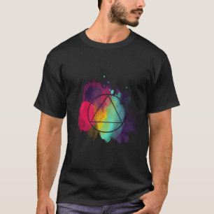 Sober Recover Sobriety Splash Aa Alcoholic Abstine T-Shirt