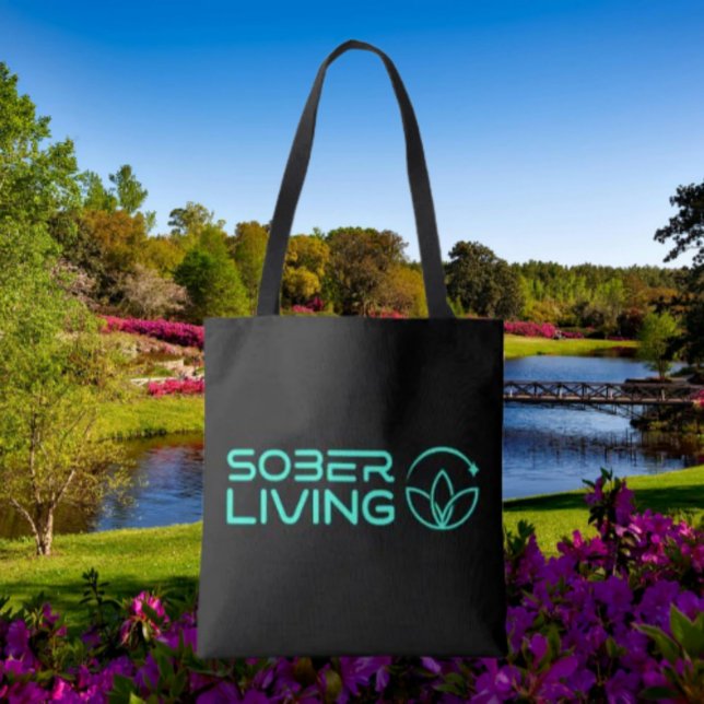 Sober & Shining – Lotus Power Tote Bag (Creator Uploaded)