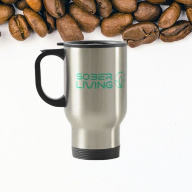 Sober & Shining – Lotus Power Travel Mug (Creator Uploaded)