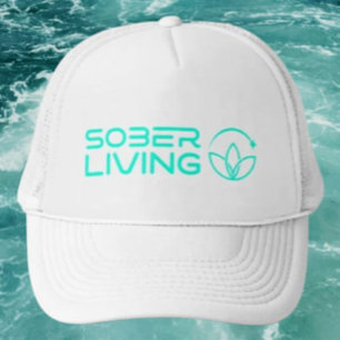 Sober & Shining – Lotus Power Trucker Hat