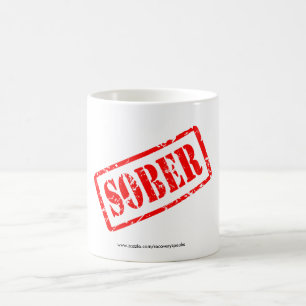 SOBER Stamp Recovery Coffee Cup or Mug